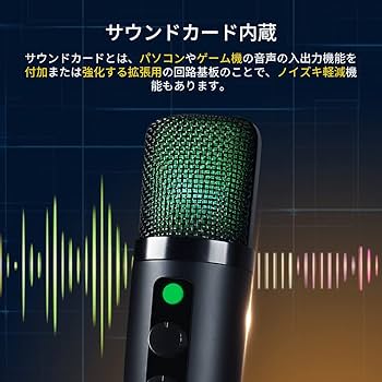Amazon.co.jp: LERANDAコンデンサーマイク USBマイク PC用マイク